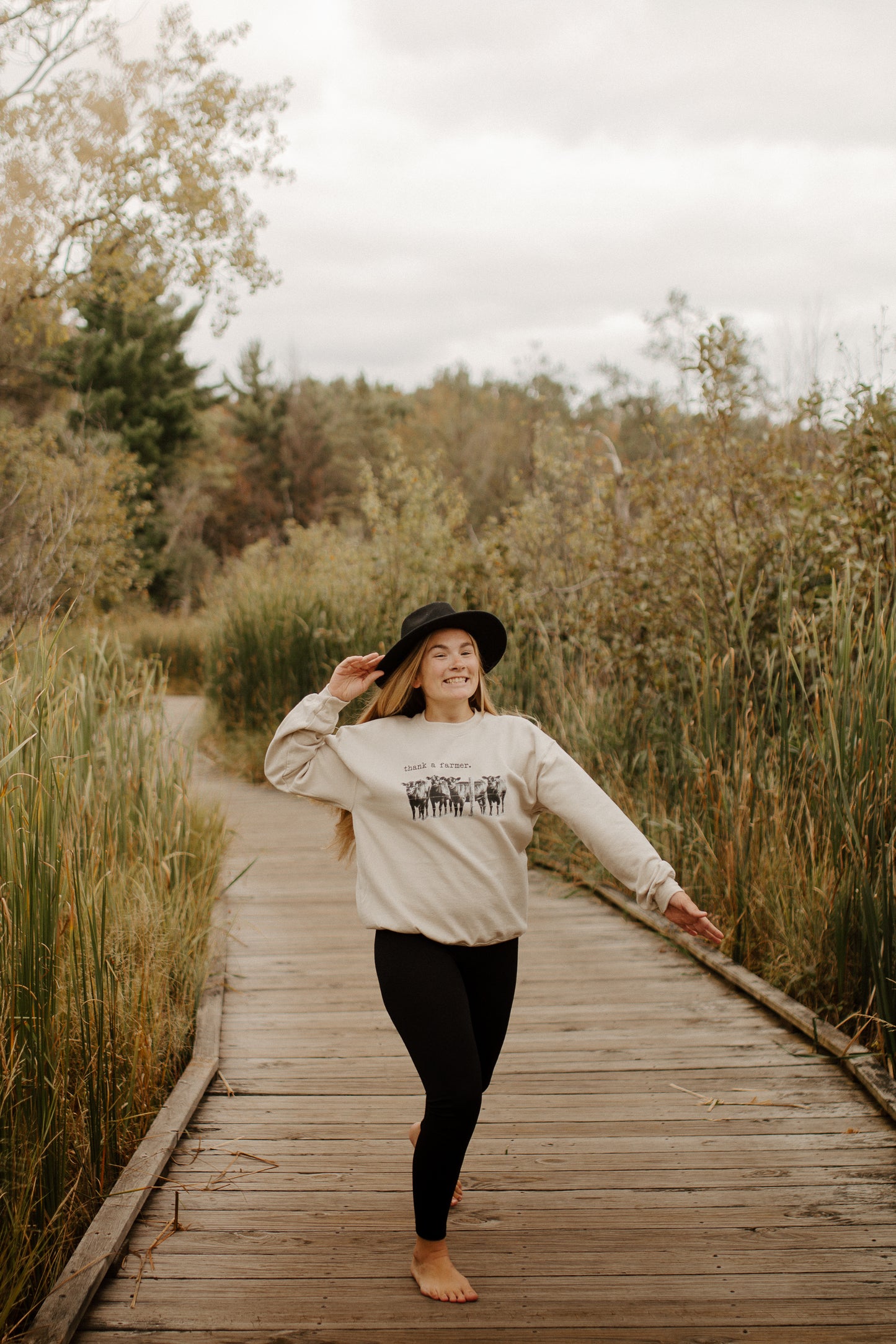 Thank a Farmer Crewneck Sweatshirt