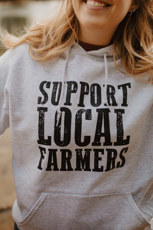 Support Local Farmers Hooded Sweatshirt